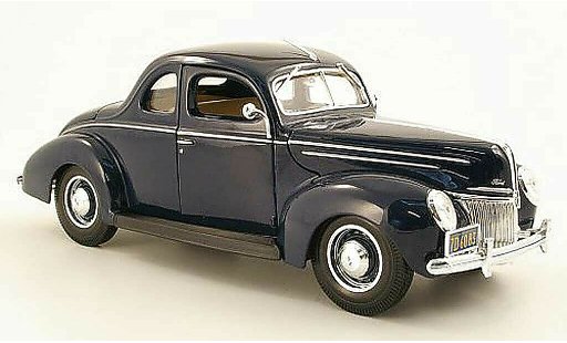 Ford Hot Rod 1939 1/18 Maisto Deluxe Coupe blauw modelauto