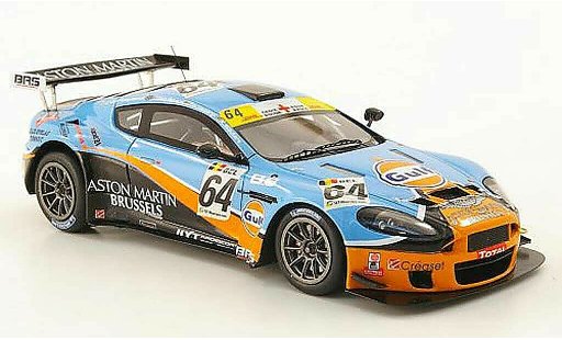 Aston Martin DBRS9 gt3 1/43 Spark No.64 Brussels Racing 24h Spa 2010 modelauto