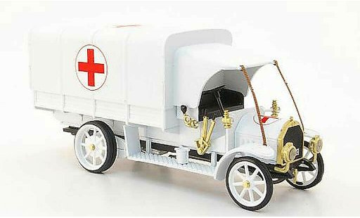 Fiat 18 Ambulanza 1/43 Rio BL rotes Kreuz Italien Rettungswagen 1915 modelauto