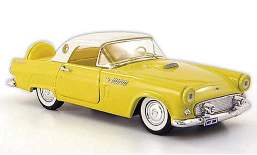 Ford Thunderbird Two-Seater 1/43 Rio Hardtop geel/wit modelauto