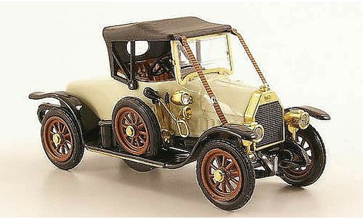 Fiat O 1912 1/43 Rio wit/zwart gesloten modelauto