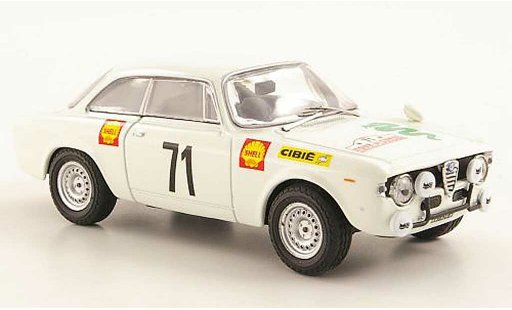 Alfa Romeo Giulia sprint gta 1/43 M4 1600 No.71 Tour de Corse 1969 modelauto