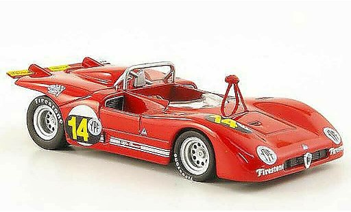 Alfa Romeo 33.3 prototipo 1/43 M4 1971 No.14 Galli/Stommelen Buenos Aires modelauto