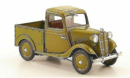 Datsun 17 pickup 1/43 Ebbro Truck olijfgroengroen 1937 modelauto