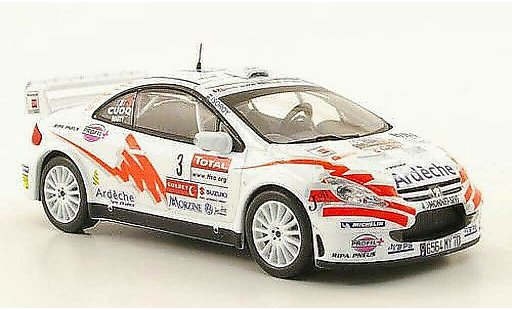 Peugeot 307 WRC 1/43 Hachette No.3 Ardeche Rally du Var 2007 modelauto