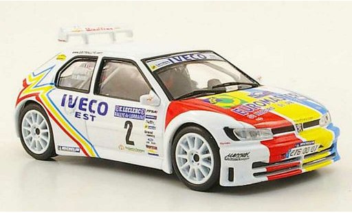 Peugeot 306 Maxi 1/43 Hachette No.2 Iveco Rally de Lorraine 2007 modelauto