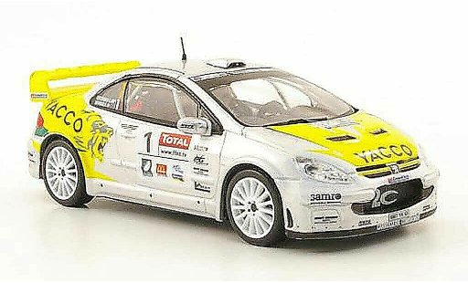 Peugeot 307 WRC 1/43 Hachette No.1 Yacco Rally du Limousin 2008 modelauto