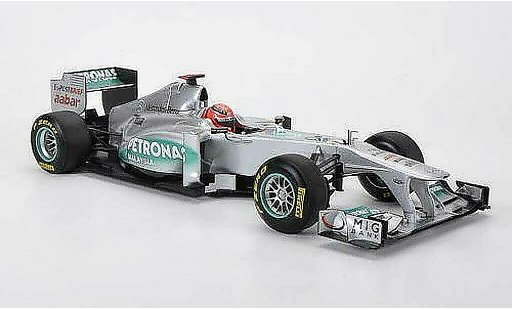 Mercedes F1 2011 1/18 Minichamps MGP W02 No.7 Petronas M.Schumacher Saison modelauto