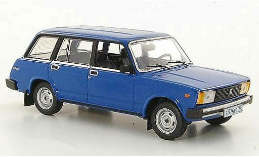 Lada Vaz Base 1/43 IST Models 2104 blauw 1989 modelauto