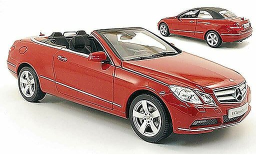 Mercedes Classe E Cabriolet 1/18 Norev (a207) rood 2010 modelauto