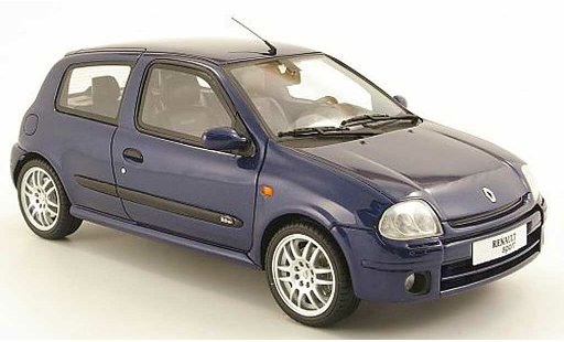 Renault Clio 2 RS 1/18 Ottomobile phase 1 blauw modelauto
