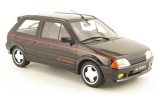 Citroen AX sport 1/18 Ottomobile zwart modelauto