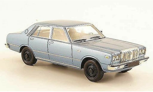 Datsun 200L Berline 1/43 Neo Laurel (C230) blauw modelauto
