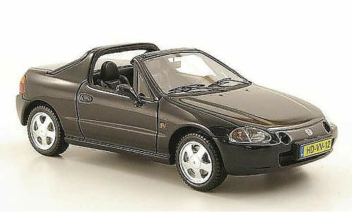 Honda CRX del Sol 1/43 Neo zwart 1992 modelauto