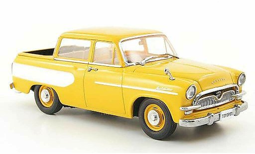 Toyopet Masterline Double Pick Up 1/43 Ebbro geel/wit 1959 modelauto