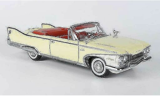 Plymouth Fury Convertible 1/18 Sun Star Cabriolet geel 1960 modelauto