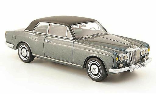 Bentley Corniche coupe 1/43 Neo grijs/zwart beperkt edition 1971 modelauto