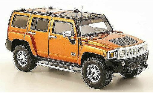 Hummer H3 Base 1/43 Luxury Collectibles oranje 2006 modelauto