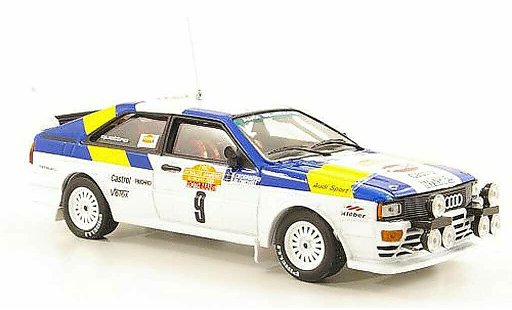 Audi Quattro rallye 1/43 Vitesse No.9 S.Blomquist/B.Cederberg Rally Italien 1982 modelauto
