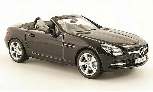 Mercedes Classe SLK Base 1/18 Minichamps (r172) zwart 2011 modelauto