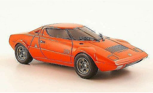 Lancia Stratos HF 1/43 Premium X rood oranje Autosalon Turin 1971 modelauto