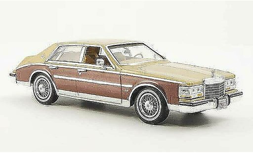 Cadillac Seville Elegante 1/43 Premium X 1980 beige/bruin modelauto