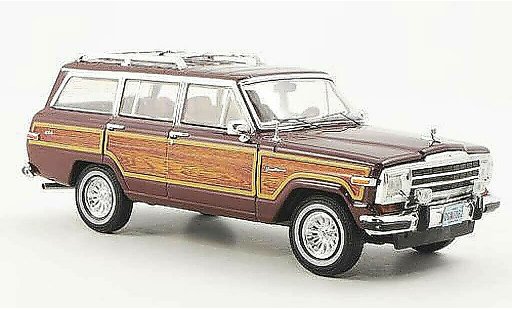 Jeep Wagoneer Base 1/43 Premium X weinrot 1989 modelauto