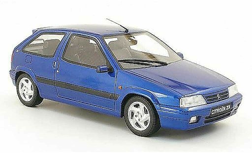 Citroen ZX 16V 1/18 Ottomobile blauw modelauto