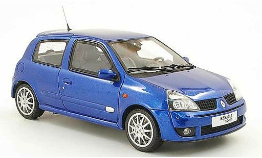 Renault Clio 2 RS 1/18 Ottomobile jean ragnotti blauw modelauto