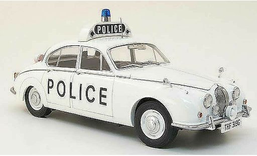 Jaguar 240 Police 1/18 Model Icons staffordshire county and stoke on trent constabulary politie (gb) rhd modelauto