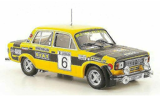 Seat 124 1800 1/43 Hachette No.6 Rally RACE 1977 modelauto