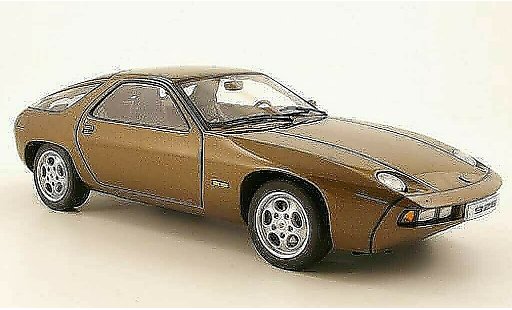 Porsche 928 1977 1/18 Autoart bruin modelauto