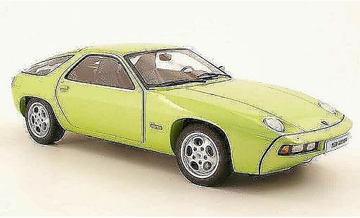 Porsche 928 1977 1/18 Autoart groen modelauto