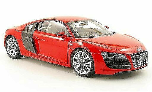 Audi R8 v10 1/18 Kyosho 5.2 FSI rood 2009 modelauto