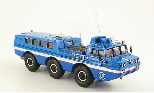 Zil 49061 Base 1/43 DIP Models Blue Bird Gelandefahrzeug avec Personenabteil modelauto