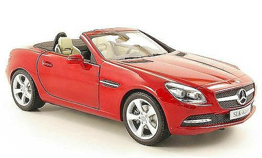 Mercedes Classe SLK Base 1/18 Minichamps (r172) rood 2011 modelauto