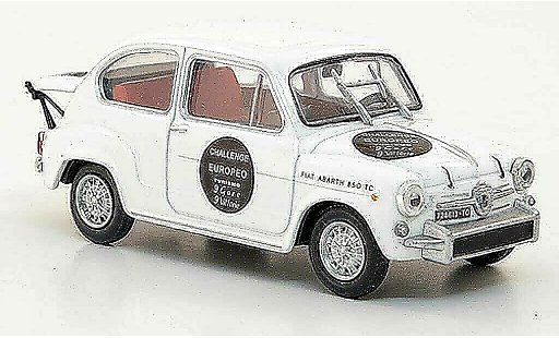 Abarth 850 TC 1/43 Hachette Corsa/65 wit 1965 modelauto