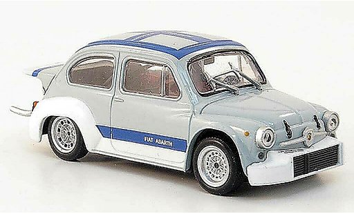 Abarth 1000 Berlina Corsa 1/43 Hachette Gr.2/70 grijs/blauw 1971 modelauto