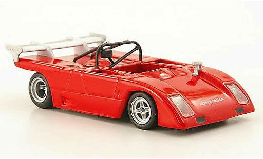 Abarth 2000 Sport Spider 1/43 Hachette Osella rood 1972 modelauto