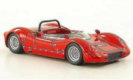 Abarth 2000 Sport Spider 1/43 Hachette MC (SE04/L) rood 1967 modelauto
