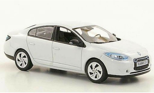 Renault Fluence Z.E. 1/43 Norev ZE wit 2011 modelauto