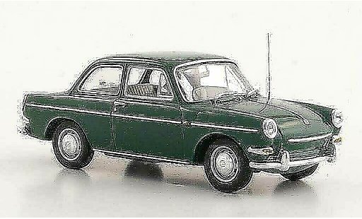 Volkswagen 1600 Base 1/43 Minichamps groen 1966 modelauto