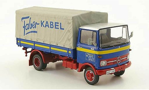 Mercedes LP 608 Pritsche 1/43 Schuco laadbak/Plane Kleigrewe - Faber-Kabel modelauto