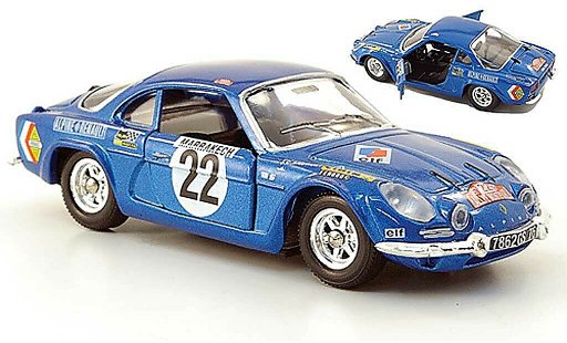 Alpine A110 rallye 1/43 Solido No.22 Rally Monte Carlo 1971 modelauto