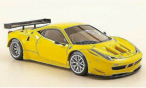 Ferrari 458 Italia GT2 1/43 Look Smart geel Plain Body Version modelauto