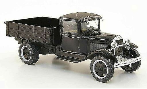 Gaz AA Pritsche 1/43 Nash Avtoprom laadbak zwart avec Chrom modelauto