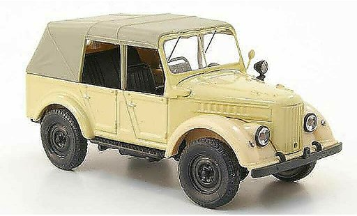 Gaz 69A Ferm&Atilde;&copy; 1/43 Nash Avtoprom beige gesloten modelauto