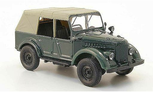 Gaz 69A Ferm&Atilde;&copy; 1/43 Nash Avtoprom groen gesloten modelauto