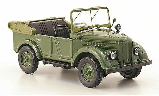 Gaz 69A Ouvert 1/43 Nash Avtoprom olijfgroengroen open modelauto