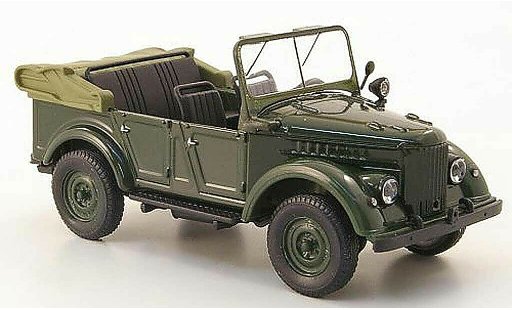 Gaz 69A Ouvert 1/43 Nash Avtoprom groen open modelauto